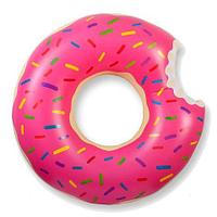 Круг надувной «Пончик» [60; 70; 80; 90; 120 см] (70 см / Розовая глазурь)