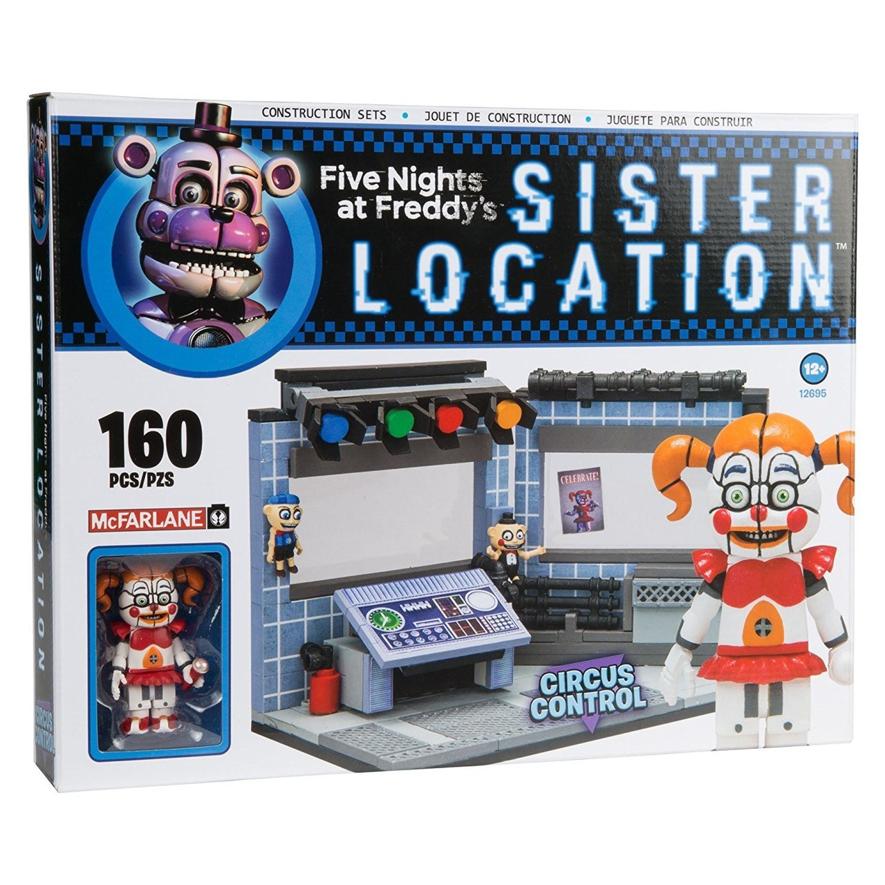 Five Nights at Freddy's Sister Location Конструктор "Управление цирком" 160 деталей