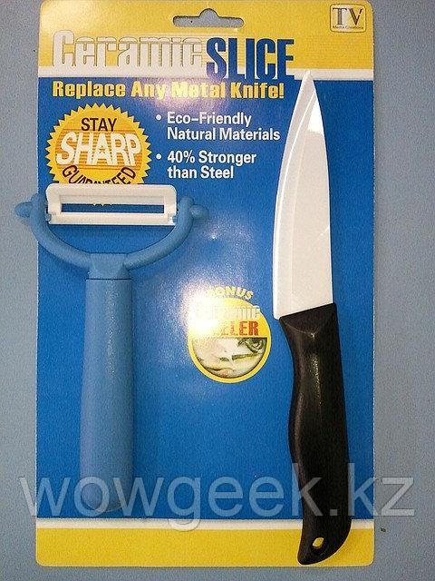 Керамических нож и овощечистка - фото 2 - id-p44990803