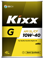 Моторное масло KIXX G SL 10w40 4 литра