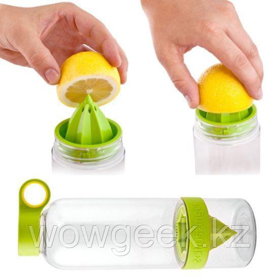 Многофункциональная бутылочка с соковыжималкой Citrus Zinger