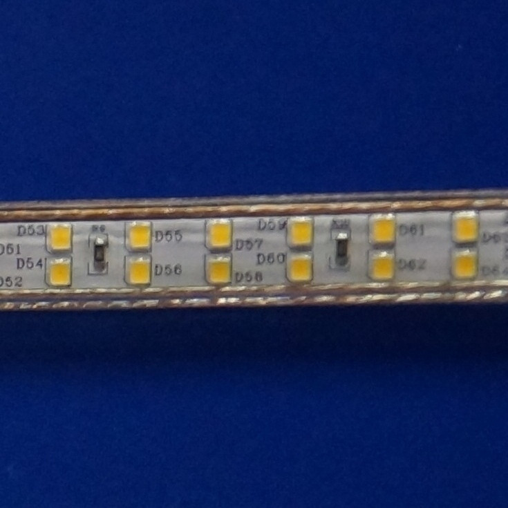 LED лента SMD 3014, 220 v, 240 диодов в пвх оболочке