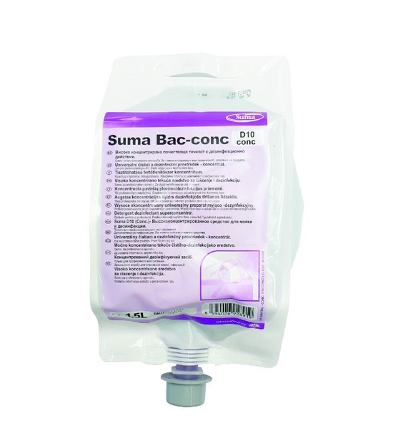 Универсальное моющее и дезинфицирующее средство SUMA D10 CONC 1.5L