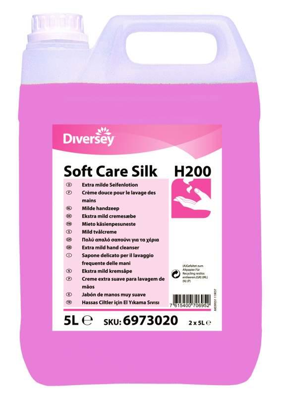 Жидкое мыло с ланолином Diversey - Soft Care LEVER SILK H200 5.1 KG - фото 1 - id-p45032865