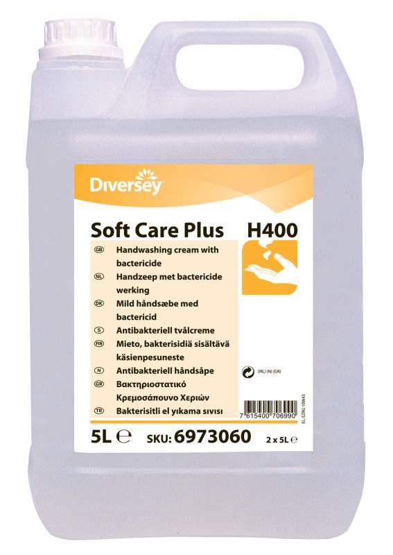 Жидкое мыло с дезинфектантом Diversey - Soft Care LEVER PLUS H400 5.2 KG