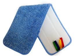 Тряпка для швабры из микрофибры, влажная уборка Wet mop 40cm Blue Microfiber