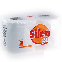 Туалетная бумага Silen белая