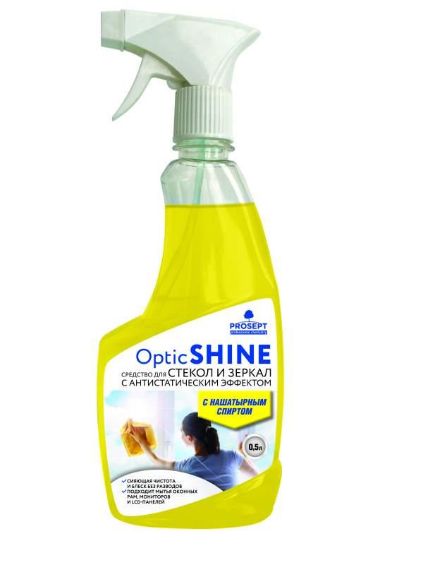 Моющее средство для мытья стекол и зеркал с антистатическим эффектом Optic Shine 0,5 л от Prosept-Просепт - фото 1 - id-p45034273