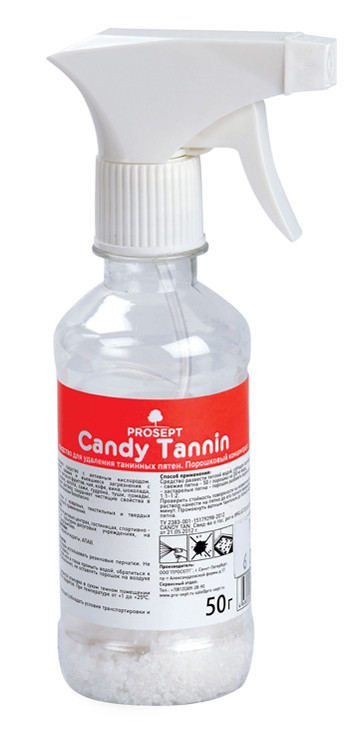 Моющее средство для удаления танинных пятен Candy Tannin 0,5 л от Prosept-Просепт - фото 1 - id-p45034300