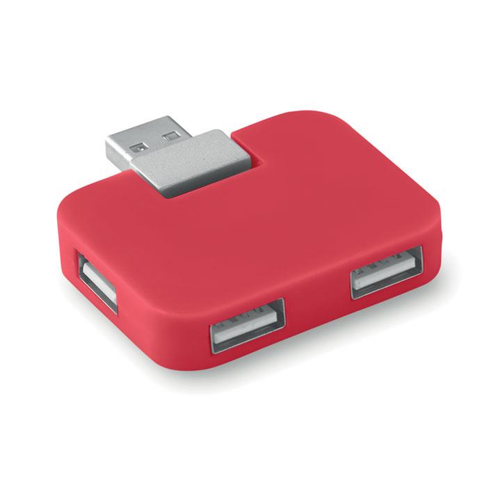 USB разветвитель на 4 порта, SQUARE - фото 6 - id-p45037549