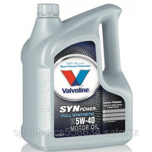 Моторное масло Valvoline SynPower 5W40 5 литров