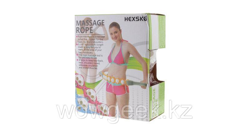 Массажер-лента роликовый 6 шариков MASSAGE ROPE