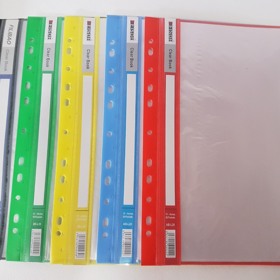 Папка перфорированая с 20 файлами