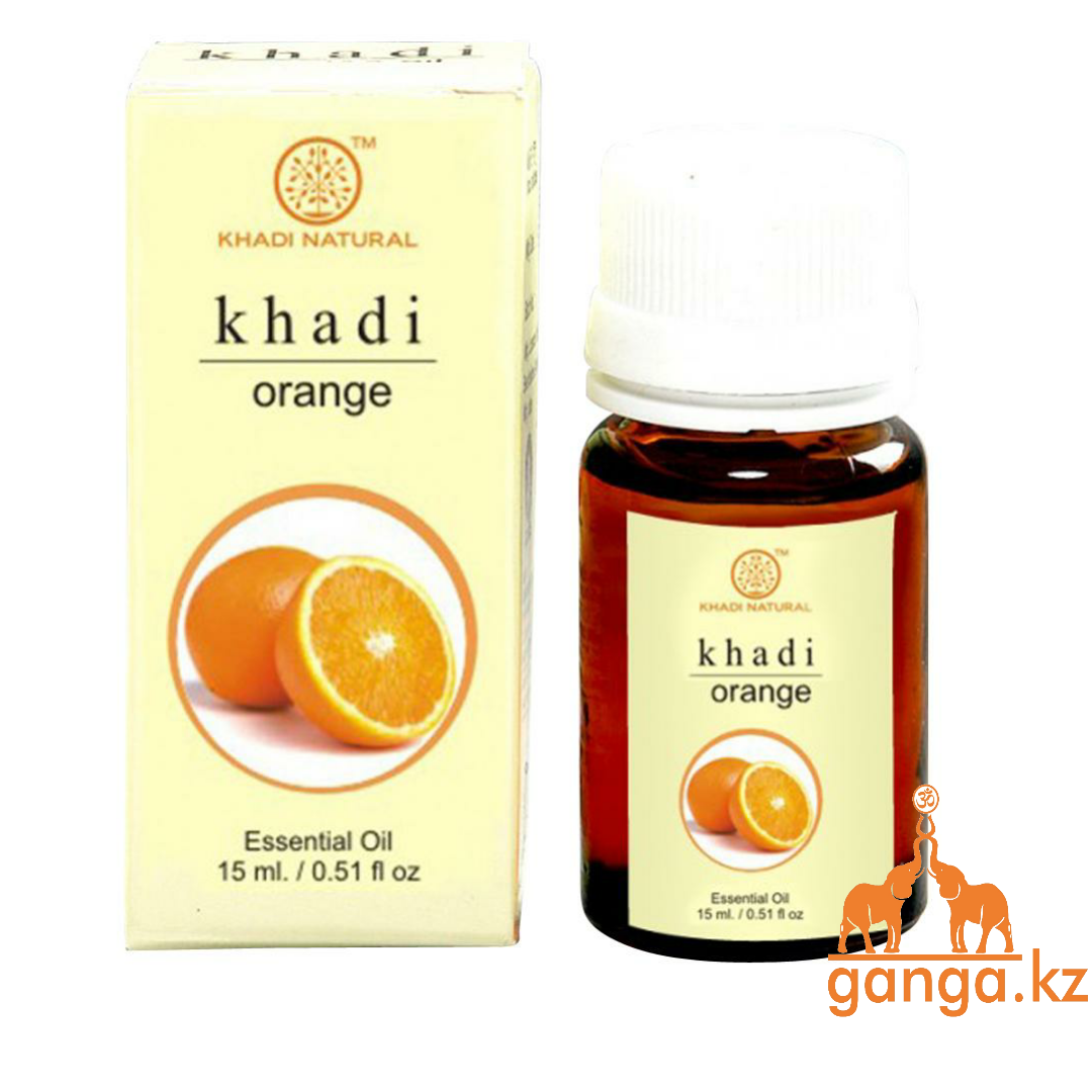 Натуральное эфирное масло Апельсина (Essential Oil Orange KHADI), 15 мл
