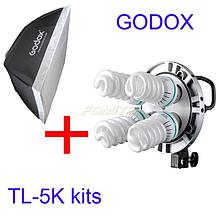 Постоянный свет Godox-Pioneer TL-5 + софтбокс 60*90 см