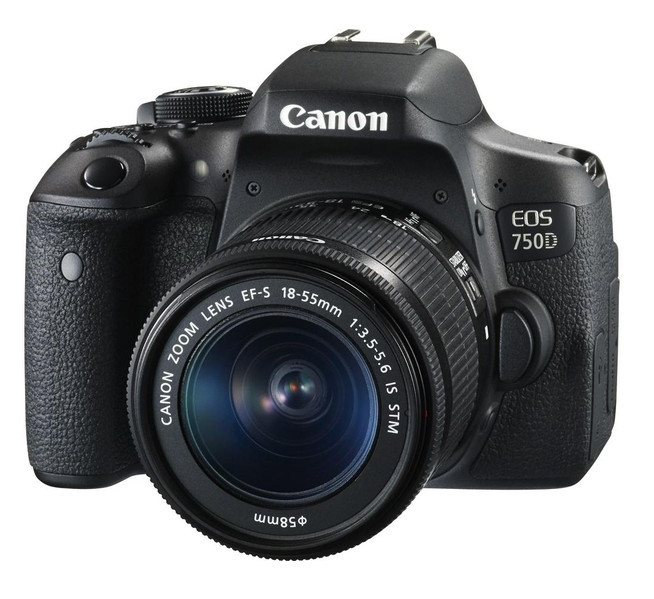 Зеркальный фотоаппарат Canon 750D Kit 18-55 IS STM - фото 1 - id-p45141056