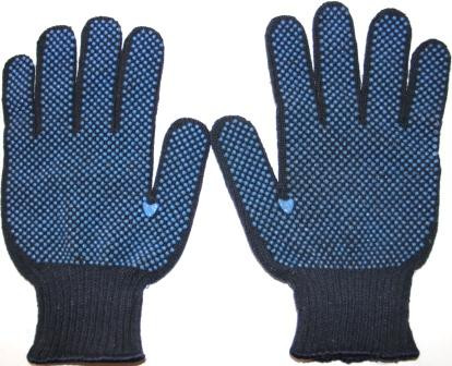 Трикотажные перчатки с двухсторонним покрытием