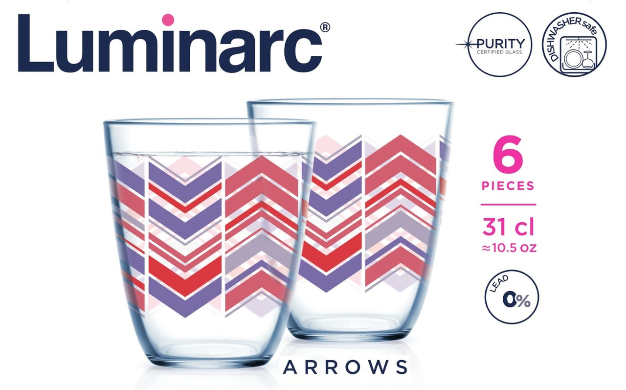 Набор стаканов Luminarc Neo Arrows 310 мл (6 шт)