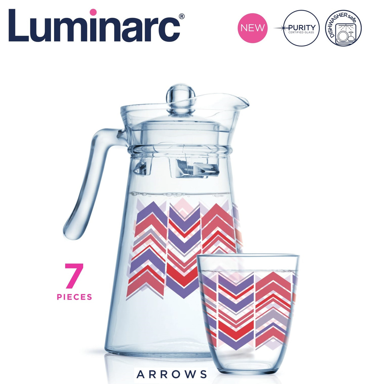Набор для напитков Luminarc Neo Arrows (7 пр)