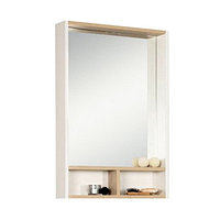 Зеркало-шкаф Акватон Йорк 55 Белый/Дуб сонома