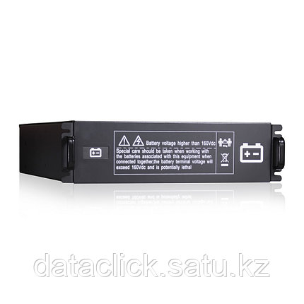 Батарейный блок, SVC, для RT-6KL/10KL-LCD, Стоечный 19" 3U, 12В/7Ah*16шт., Чёрный, фото 2