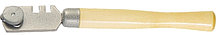 Стеклорез 3-роликовый с деревянной ручкой 87217 (002)