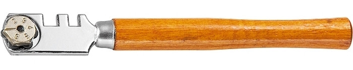 Стеклорез 6-роликовый с деревянной ручкой Sparta 872235 (002) - фото 1 - id-p45181489