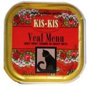 Влажный корм для кошек Kis-Kis Alu-Cup Veal Menu телятина