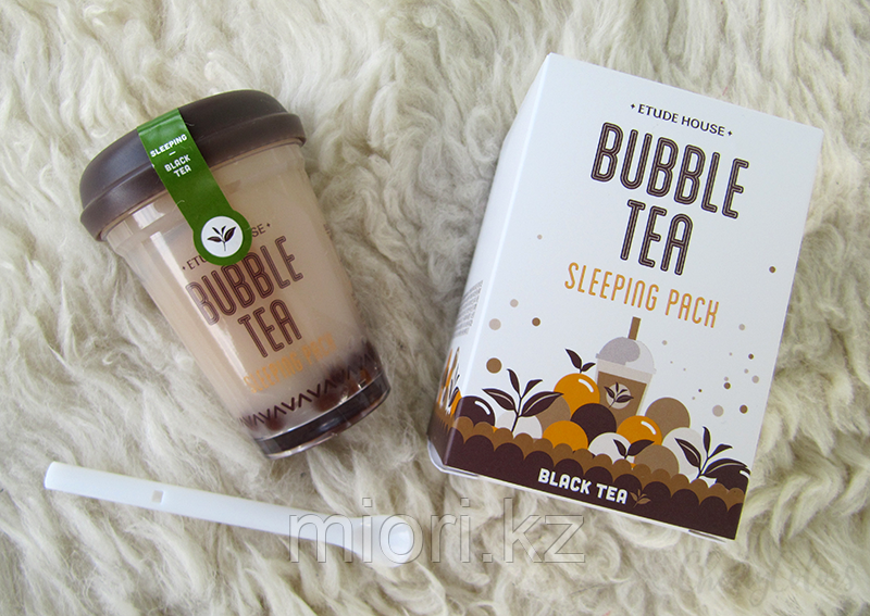 Bubble Tea Sleeping Pack Black Tea [Etude House], фото 1