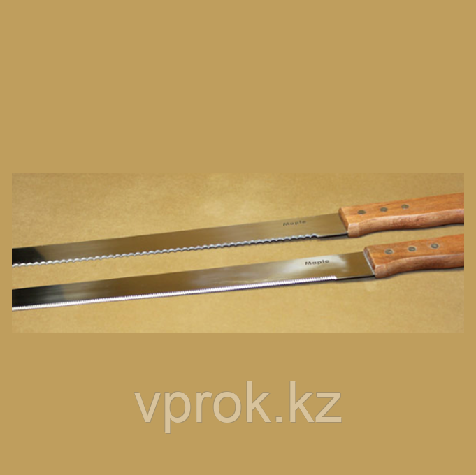 Нож для шаурмы и донера, 40 см, деревянная ручка - фото 1 - id-p45191159
