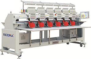 Промышленная 6-головая вышивальная машина Ricoma CHT-1206