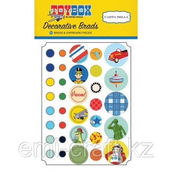 Набор брадсов и чипборда Toy Box - фото 1 - id-p45195558