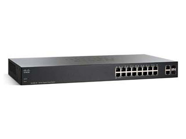 Коммутатор Cisco SLM2016T-EU, SG 200-18 