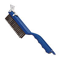 Щетка для чистки печи, со скребком