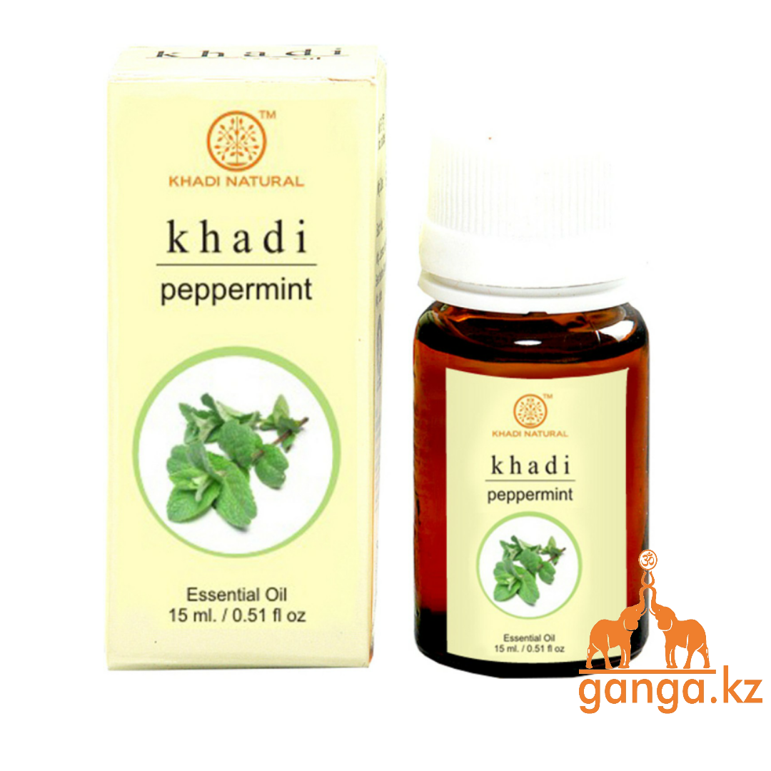 Натуральное эфирное масло Мяты Перечной (Essential Oil Peppermint KHADI), 15 мл