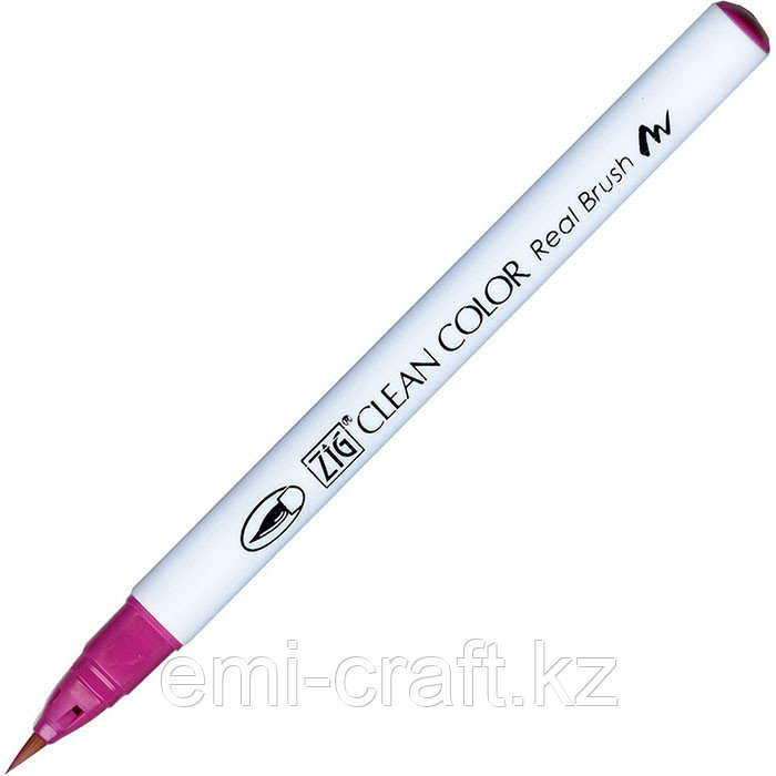 Брашпен ZIG, CLEAN COLOR Real Brush - Dark Pink