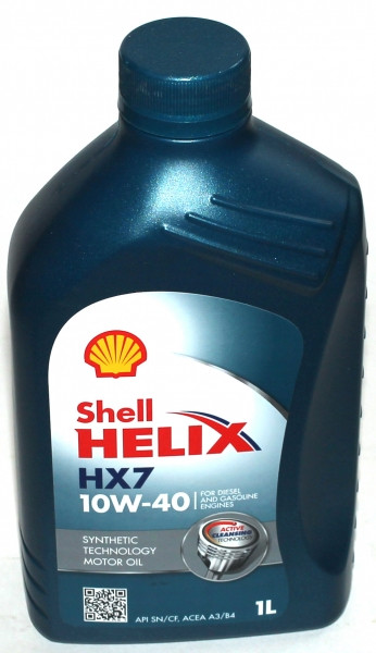 Моторное масло SHELL HELIX HX7 10w40 1 литр
