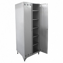Шкаф для хлеба двери распашные окраш (10 полок из н/стали), сварной ШКХ-Р-О (660х640х1950(1970)мм