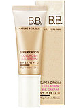 Увлажняющий BB-крем для всех типов кожи Nature Republic Super Origin Collagen BB Cream, SPF25/PA++ 45мл, фото 3