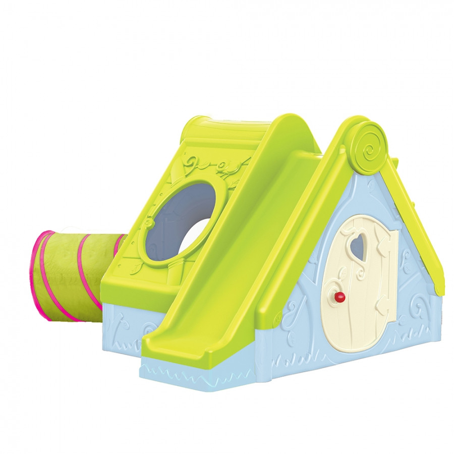 KETER ИГРОВОЙ ДОМ FUNTIVITY ФУНТИК С ГОРКОЙ ГОЛУБОЙ-ЗЕЛЕНЫЙ