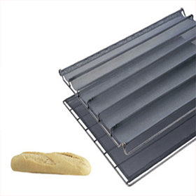 Противни волнистые для выпечки багетов