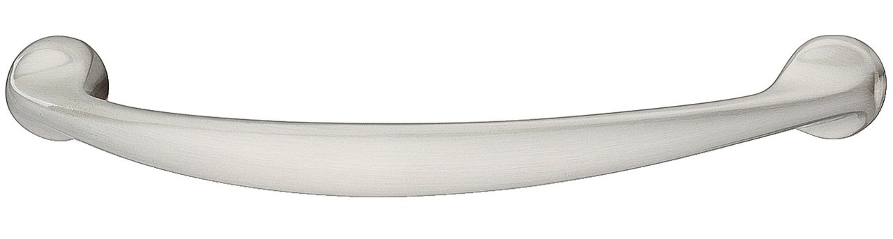 Мебельная ручка, цинковое литье, нерж. сталь, 117/96х20 мм