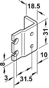 Follower bracket, for Classic 50 VF SR, фото 1