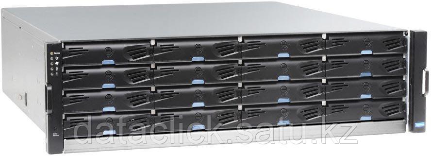 EonStor DS 3000 4U/24bay, Dual Redundant controller subsystem including2x6Gb SAS EXP. Ports, 8x1G iSCSI ports 