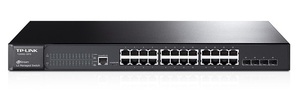 Коммутатор управляемый GbE 24-портовый Tp-Link T2600G-28TS (TL-SG3424)