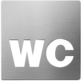 Табличка WC, 100mm, фото 1