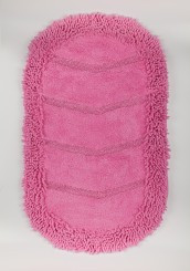 Коврик для ванной Аквалиния 50*80 лапша розовый (4600033450016)