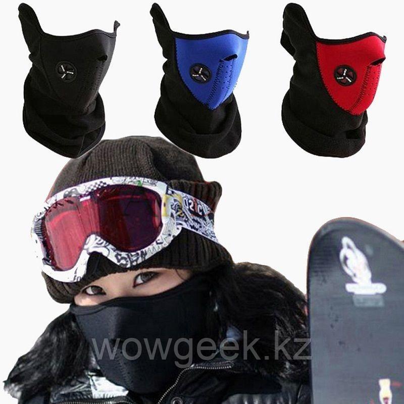 Флисовая маска для лица, защищает от холода и ветра - фото 2 - id-p45263342