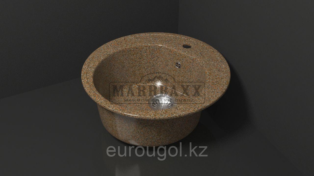 Круглая кухонная мойка Marrbaxx Черая 51 - фото 7 - id-p45263388