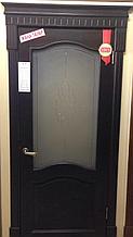 Межкомнатная дверь из массив сосны Модель М7 черный шоколад